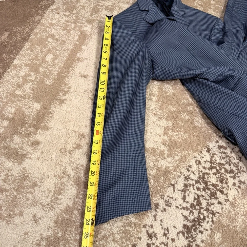 Brooks Brothers 346 Fitzgerald Fit Check Blazer Men 42R‎ Wool Old Money Sport